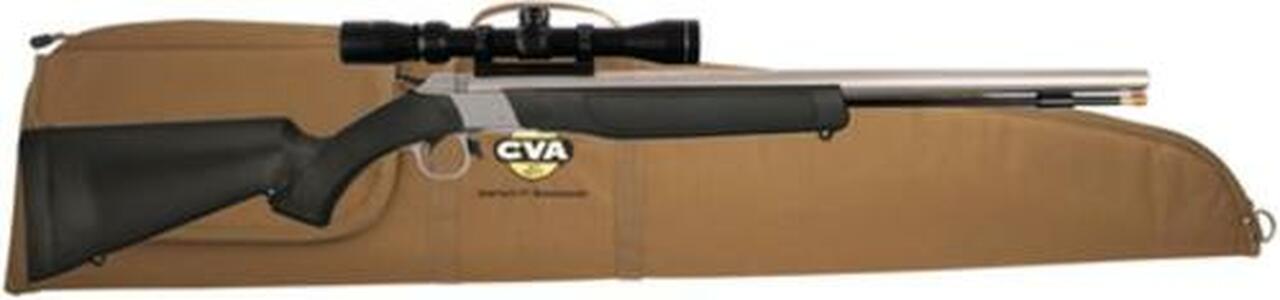 CVA Wolf Break Open (Inline) 50 Black Powder 24.0″ 3-9x32mm Scope Black