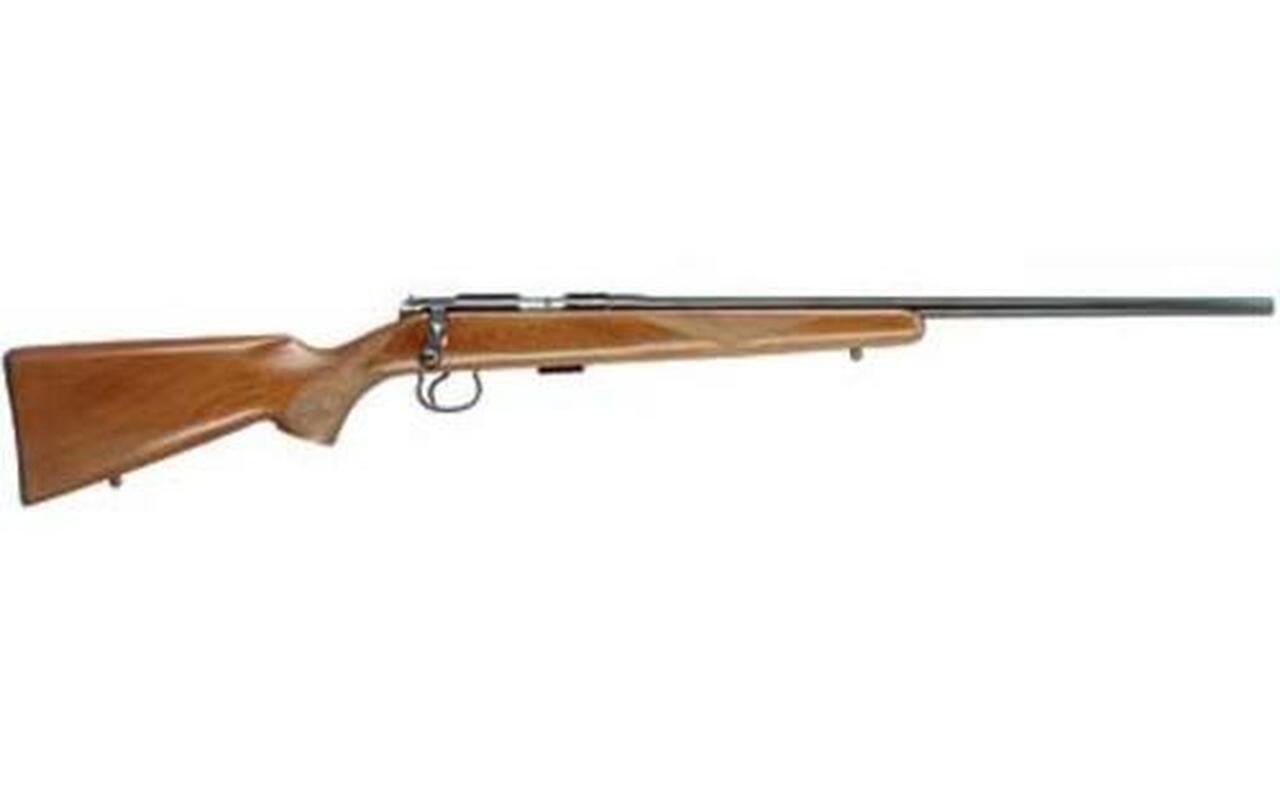CZ 452 American Bolt Action 22LR, 22.5″, 5rd, Blued, Walnut Stock