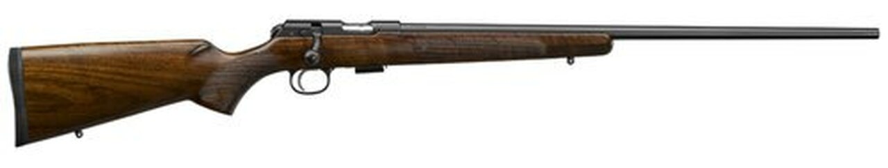 CZ 457 American 22LR, 24.8″ Barrel, Turkish Walnut, Black, 5rd