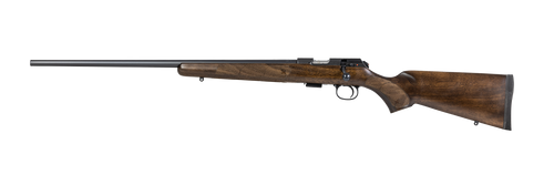 CZ 457 American Left-Hand 22 LR, 24.8″ Barrel, Walnut Stock, 5rd