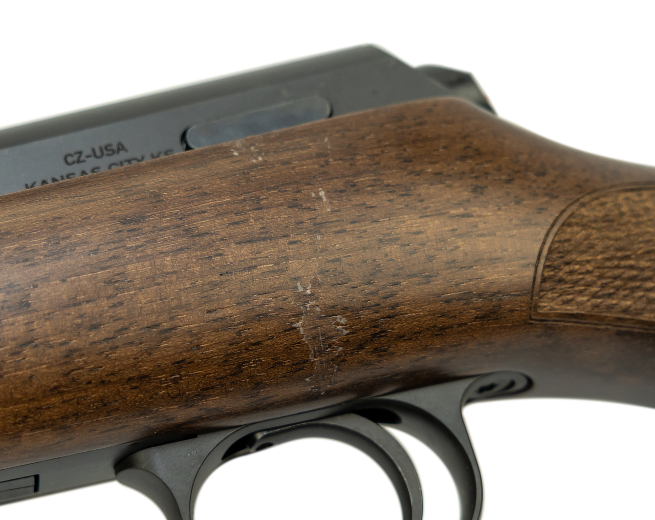 CZ 457 American Unfired-Blemished .22 LR, 24″ Barrel, Turkish Walnut, Black, 5rd