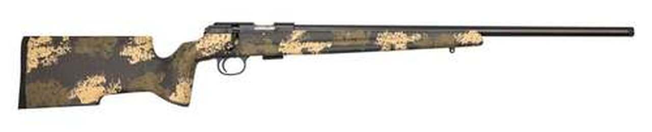 CZ 457 Varmint Precision Trainer .22 LR, 24″ Barrel, Fixed Manners Digital Camo Stock, Black, 5rd
