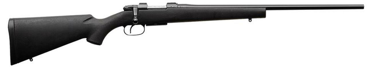 CZ 527 American M1 .223, 3 Round Flush Detach. Mag, Black Polymner Stock, 1″ Rings