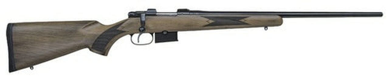 CZ 527 American Rifle, 6.5 Grendel, 24″, 5rd, Beechwood stock, Black