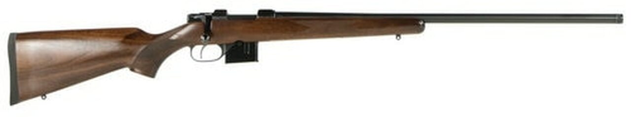 CZ, 527 Varmint, Bolt Action, 6.5 Grendel, 25.6″ Threaded Barrel, Black, Wood Stock, 5 Rounds
