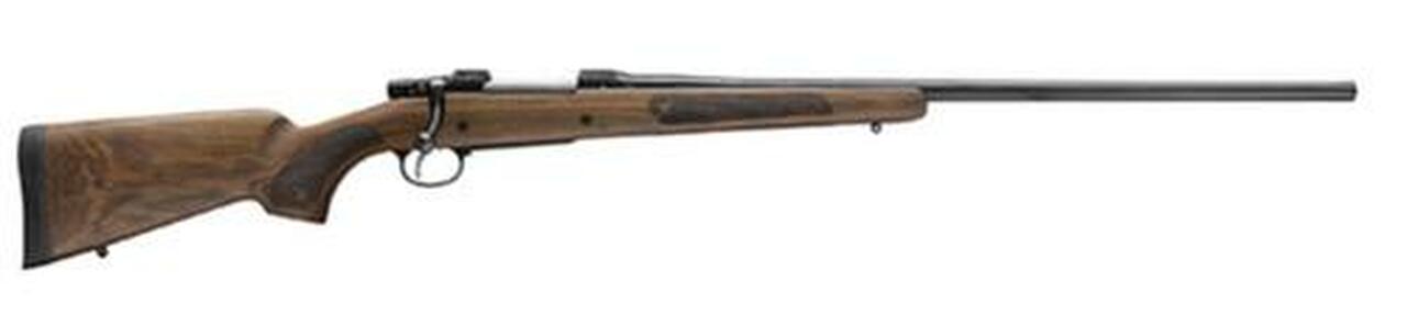 CZ 550 Custom 26 Nosler, 26″, Fancy Walnut, Gloss Blue