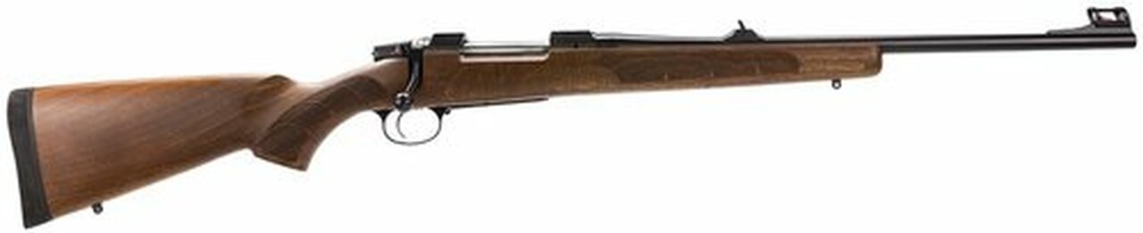 CZ 557 Carbine 6.5×55 walnut stock fixed magazine iron sights