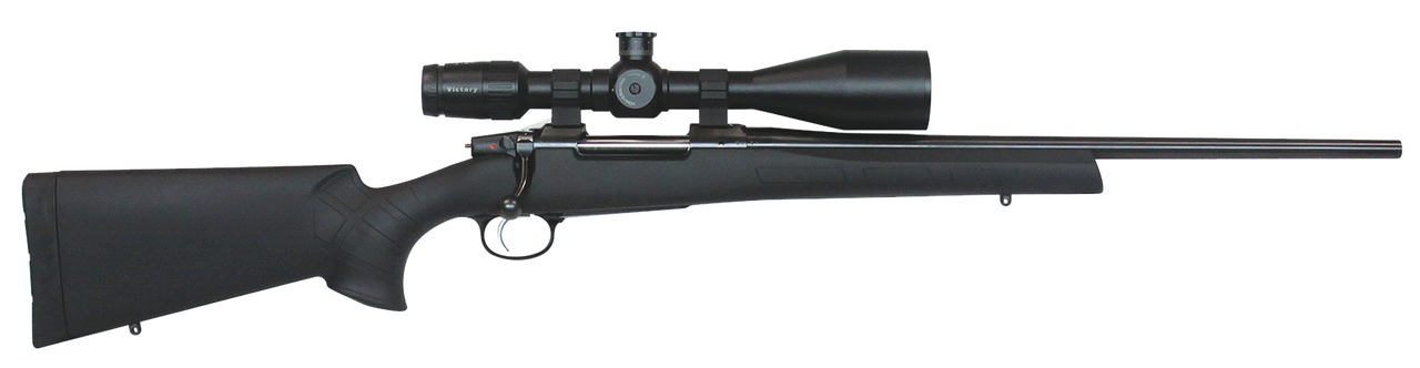 CZ 557 Sporter Bolt 6.5mmX55mm 20.5″, Synthetic Blk Stk Blued Rec, 4 rd