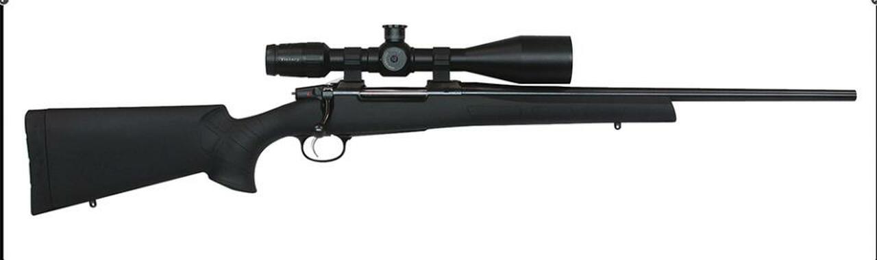CZ 557 Sporter Bolt 6.5mmX55mm 20.5″, Synthetic Blk Stk Blued Rec, 4 rd