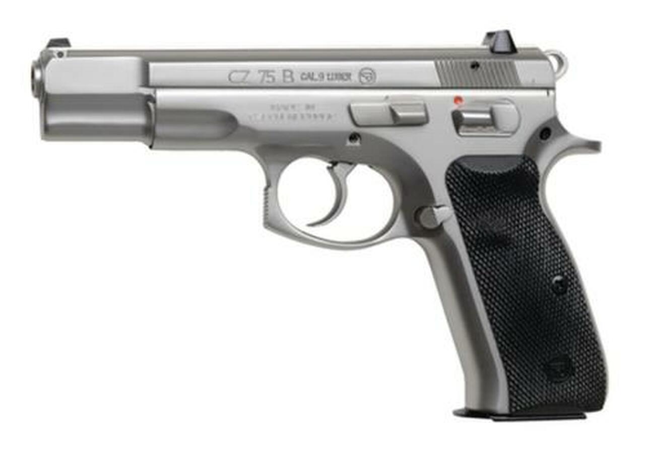 CZ 75 B 9mm polished stainless – 10 rd mags