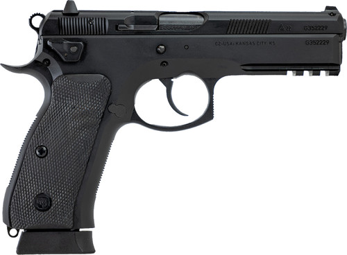 CZ 75 SP-01 Tactical 9mm, 4.6″ Barrel, Black, Picatinny Rail, 10rd