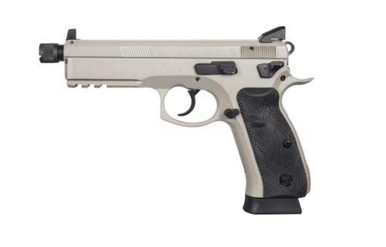 CZ 75 SP-01 Tactical 9mm, Urban Grey, Suppressor Ready, Trtium NS,, , 18 rd