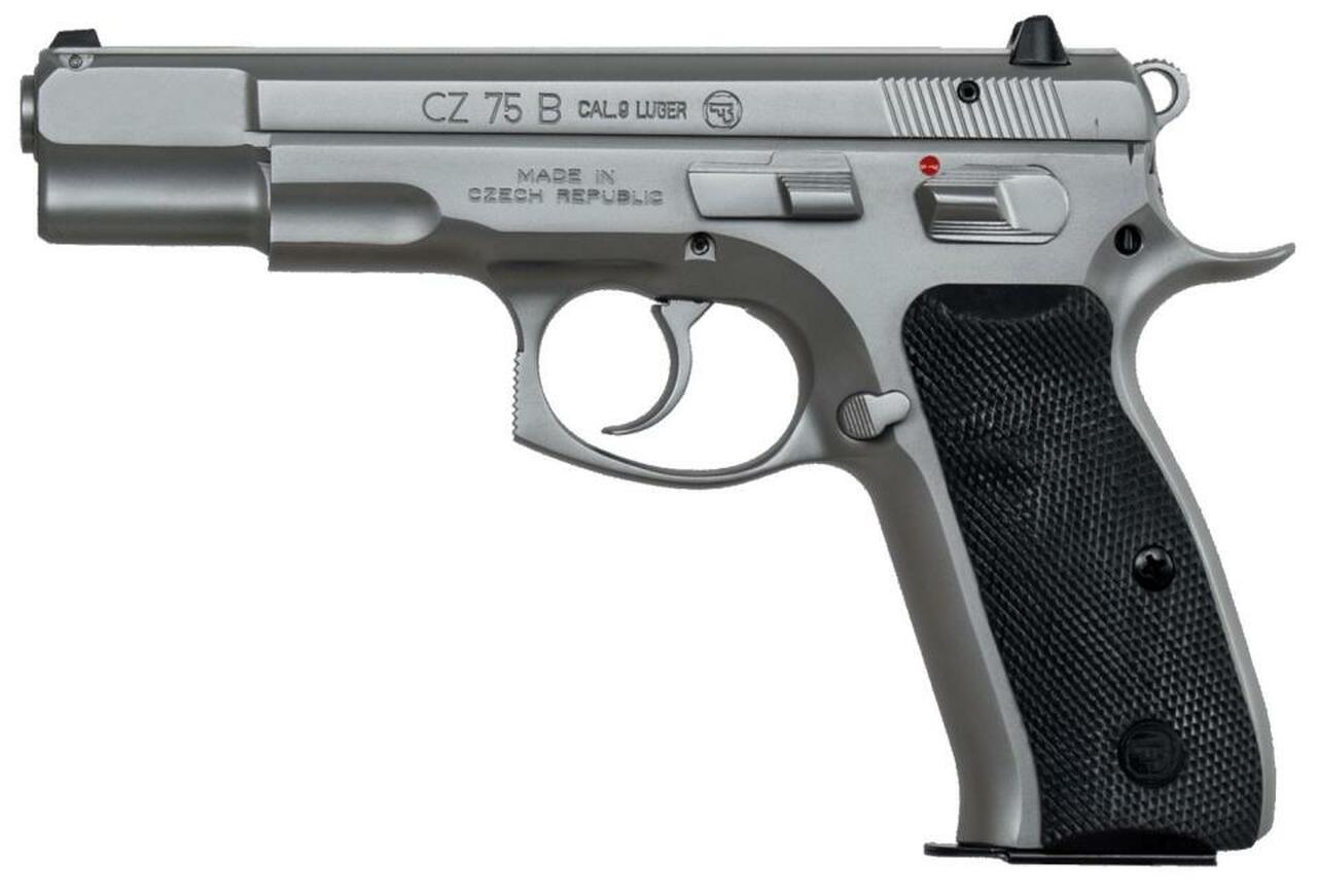 CZ 75B 9mm Stainless Steel Matte Finish 16 Round Mag