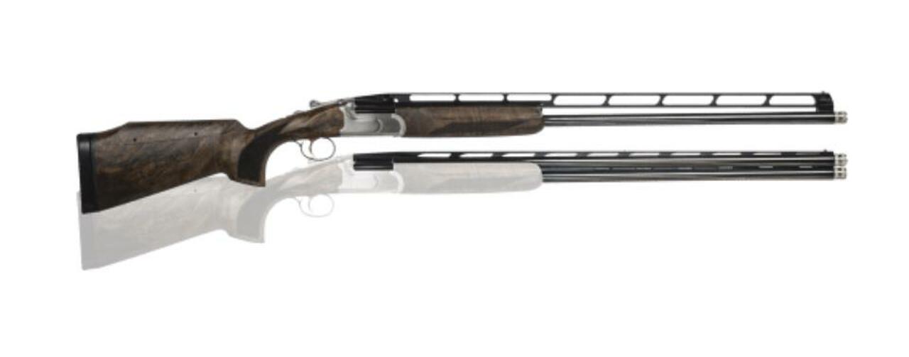 CZ, All-American Trap Combo, 12 Gauge, 3″ Chamber, 32″ Barrel, Silver Finish, Walnut Stock, 2 Rounds