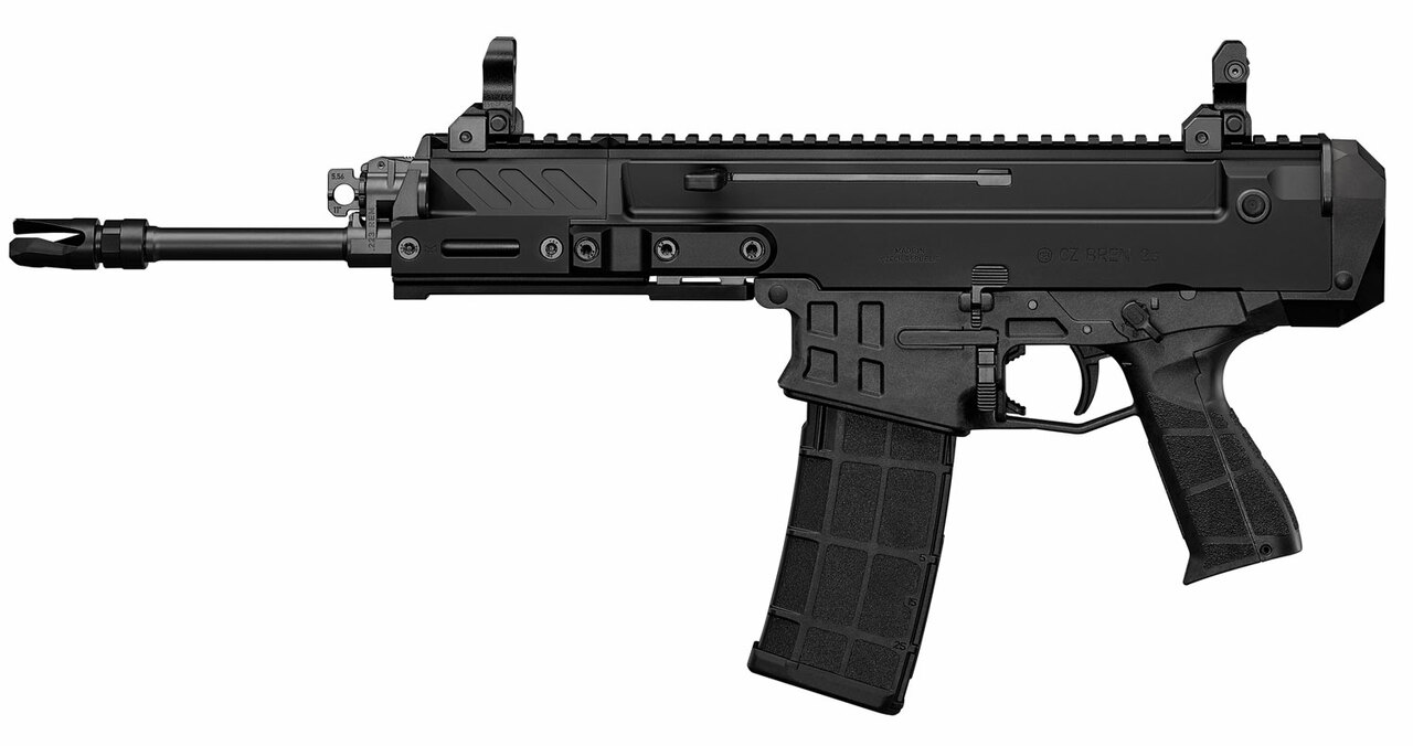 CZ Bren 2 MS Semi Auto Pistol 5.56/.223, 8.26″ Barrel, Folding Sights, Black, 30rd