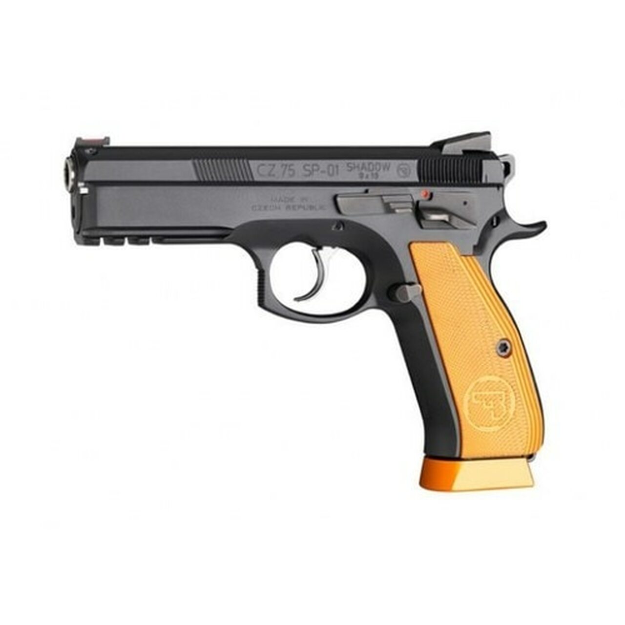 CZ Custom SP-01 Shadow Orange, 9mm, 4.6″ Barrel, 17rd, Orange Grips/Black