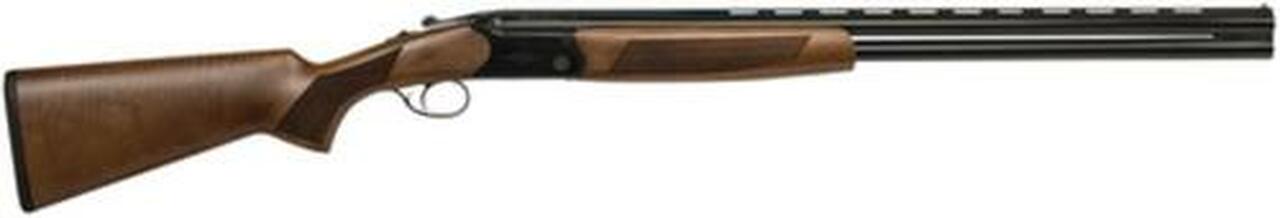 CZ Drake LH Over/Under 20 Ga 3″ Chamber 28″ Barrel Gloss Black Chrome Finish Extractor Walnut Stock Left Hand