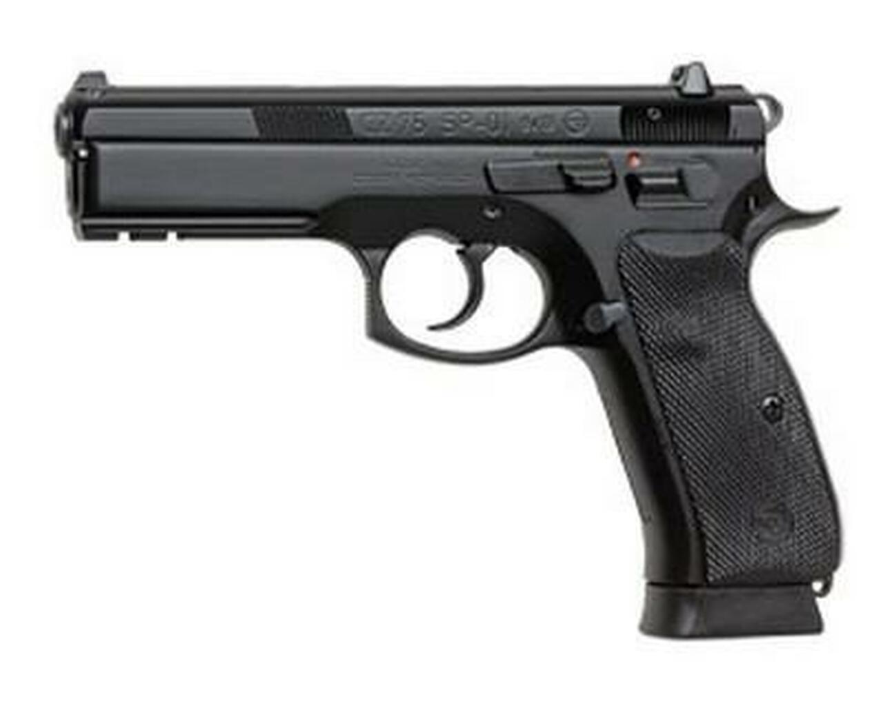 CZ Model SP-01 10 Round 9MM, Decocker/Night Sights/Black
