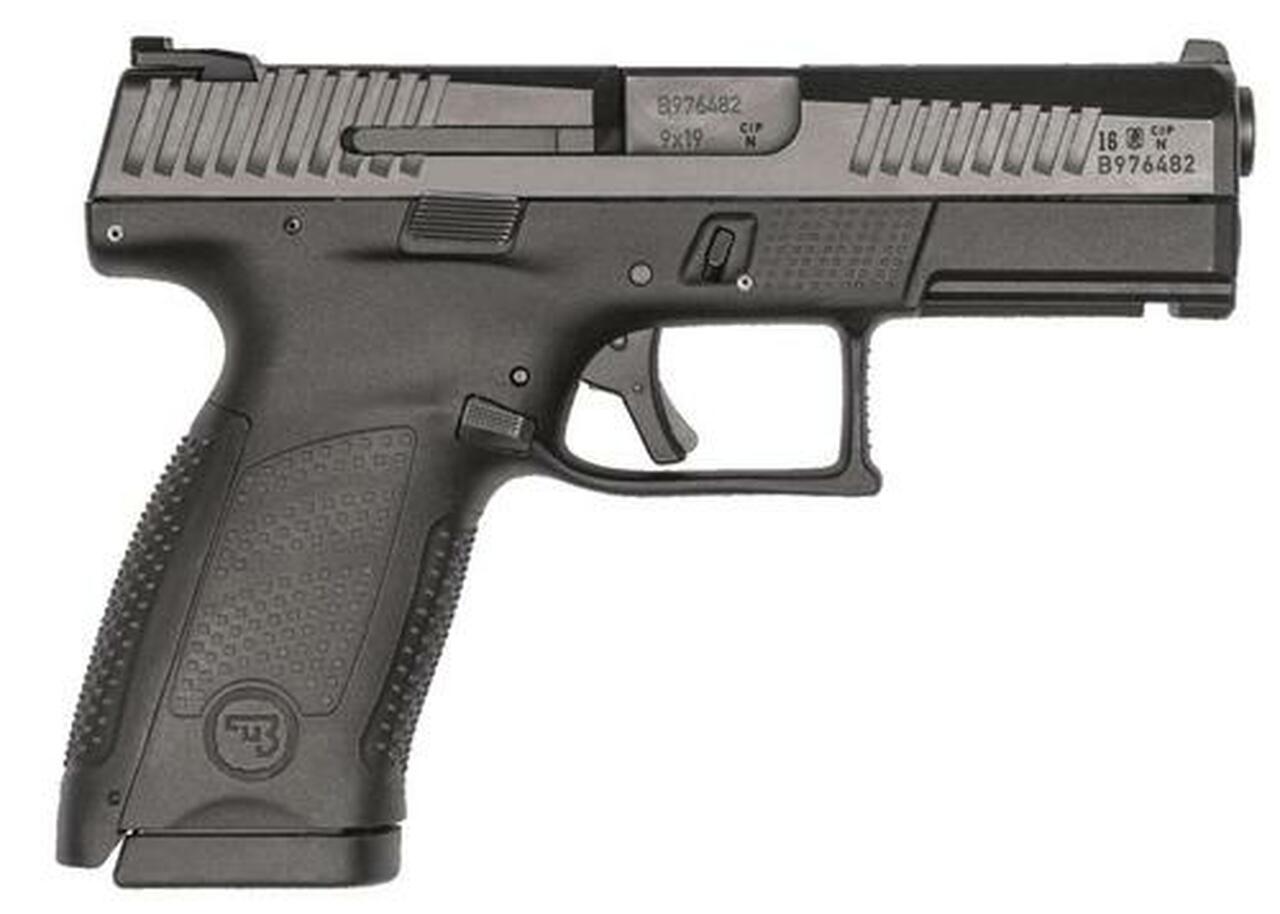 CZ P-10 Compact .40 S&W, 4″, Black, 12 rds