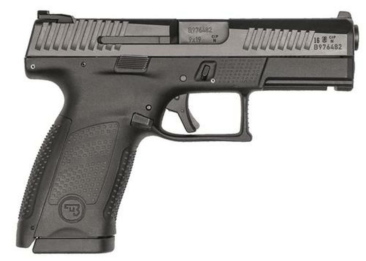 CZ P-10 Compact 9mm, 4″,, , Black Nitride, 15 rd