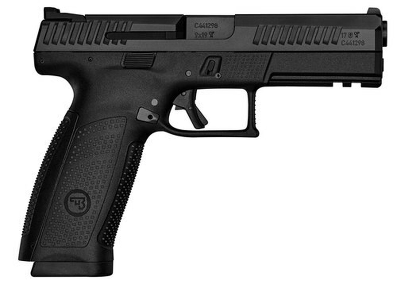 CZ P-10 Full Size, 9mm, 4.5″ Barrel, 19rd, Black
