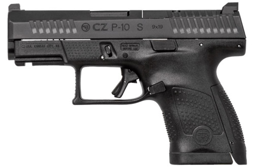 CZ P-10 S 9mm, 3.5″ Barrel, Black, Optics Ready, 10rd