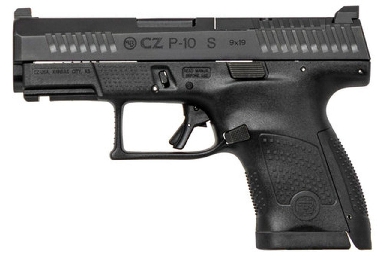 CZ P-10 Sub-Compact, 9mm, 3.5″ Barrel, 12rd, Optics Ready, Black