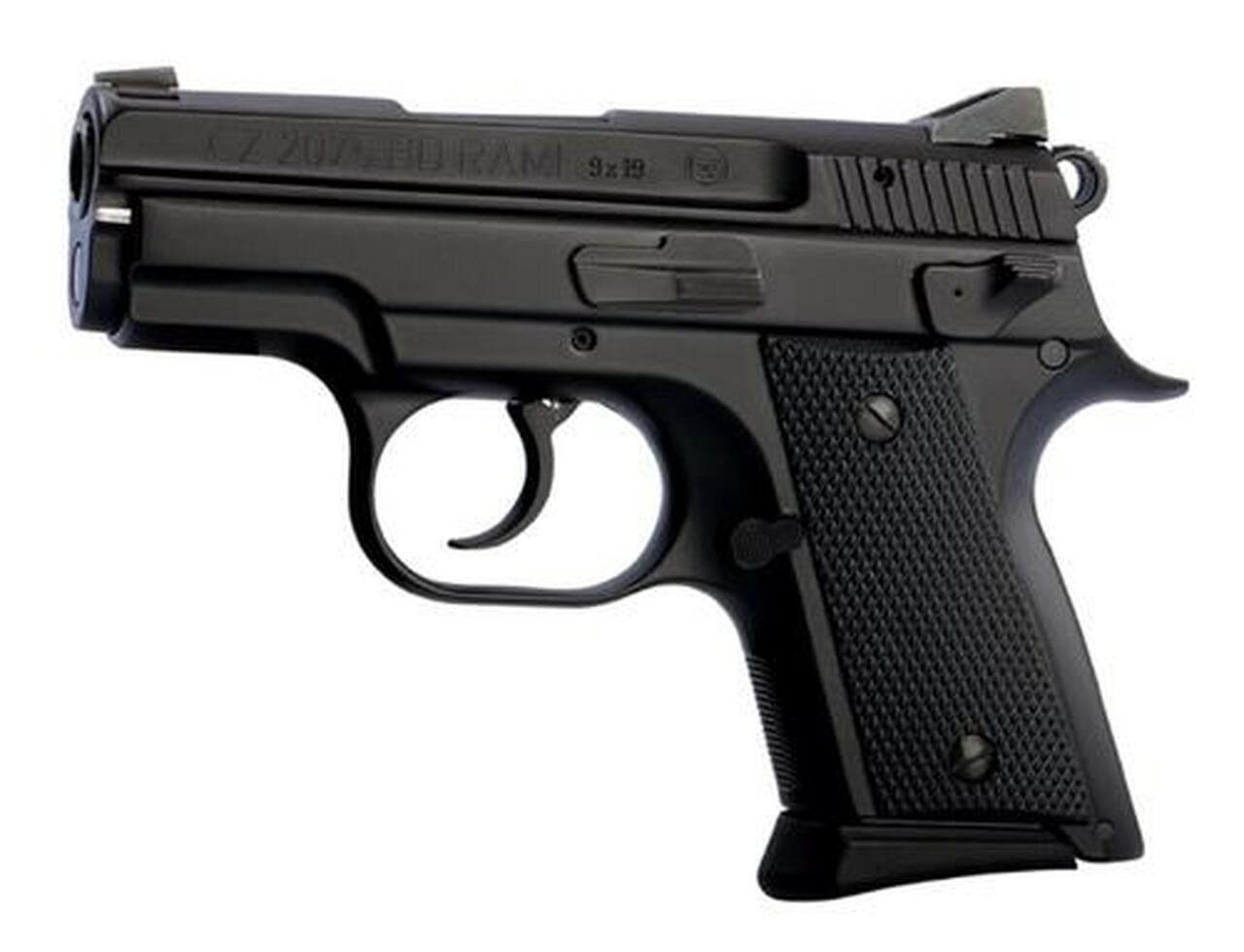 CZ RAMI BD 9mm, Black Polycoat, Decocker, Night Sights, 2x10rd Mags