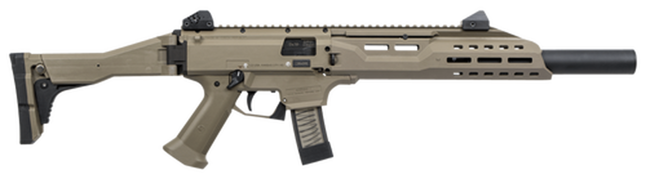 CZ Scorpion EVO 3 S1, 9mm, 16″, 20rd, Faux Suppressor, Flat Dark Earth