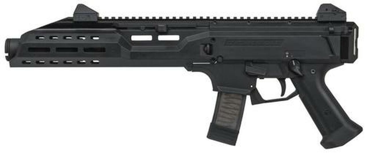 CZ Scorpion Evo 3 S1, 9mm, 7.72″, 20rd, 5″ KAK Flash Can Muzzle Device