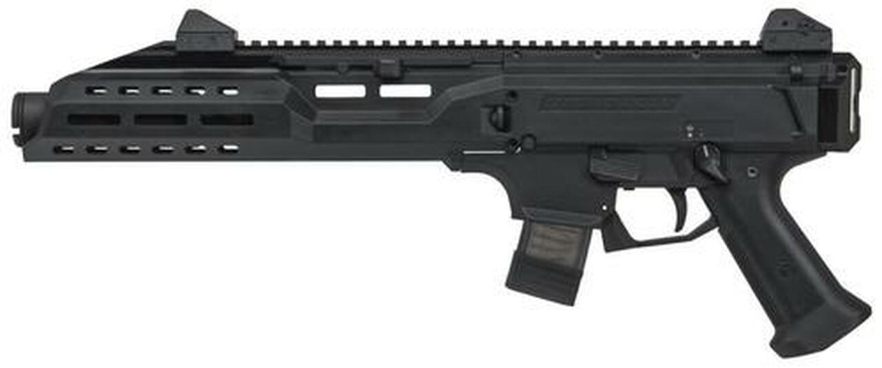 CZ Scorpion EVO 3 S1 Pistol, 9mm, 7.7″, 10rd, Black, Flashcan