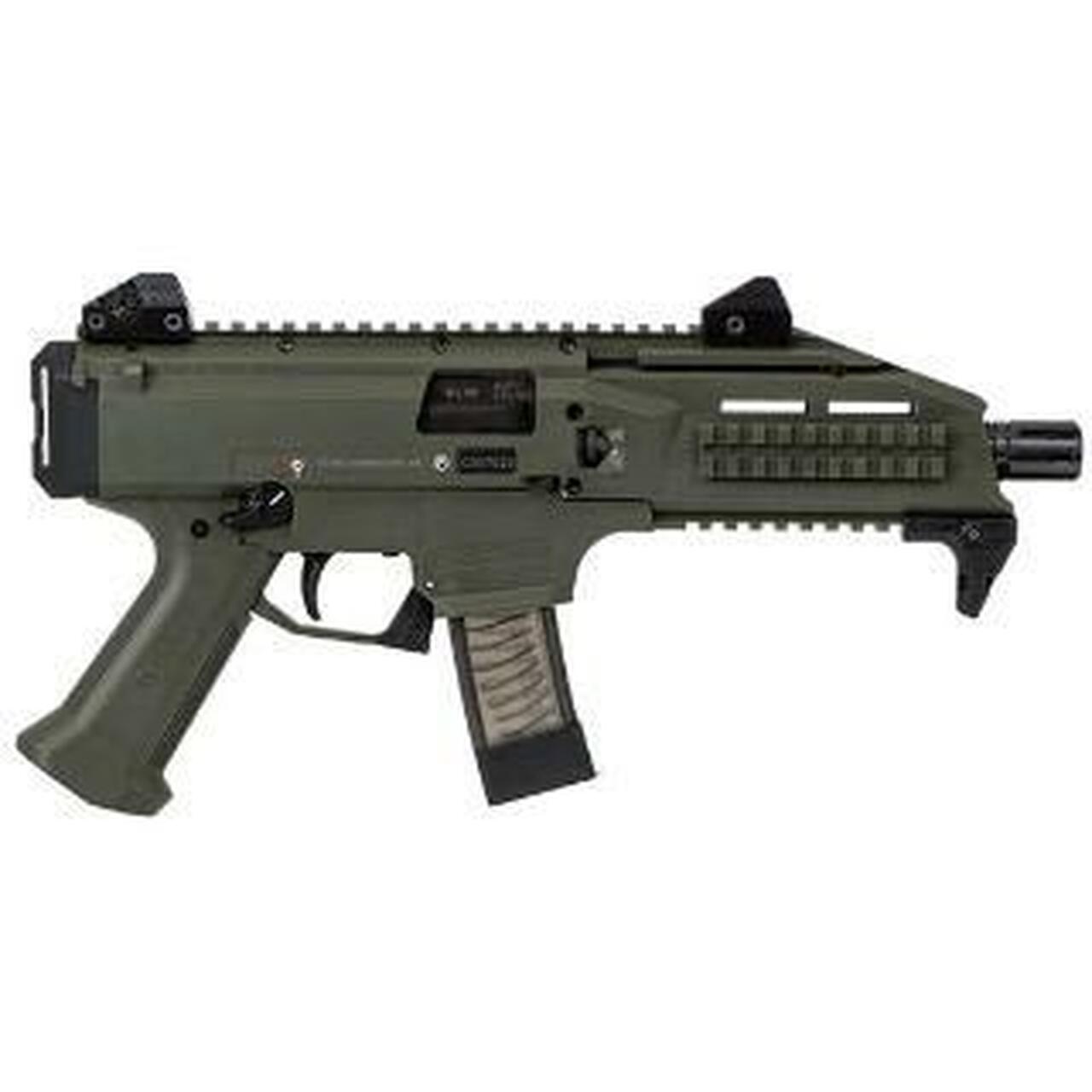 CZ Scorpion Evo3 S1 9mm, 7.72″, 20rd, OD Green Finish, 1/2×28 Threads