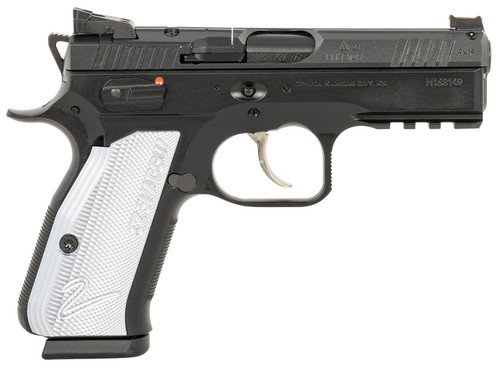 CZ Shadow 2 Compact 9mm, 4″ Barrel, Black, Optics Ready, 15rd