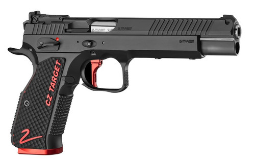 CZ Shadow 2 Target TALO 9mm, 6″ Barrel, Red Accents, G10 Grips, 17