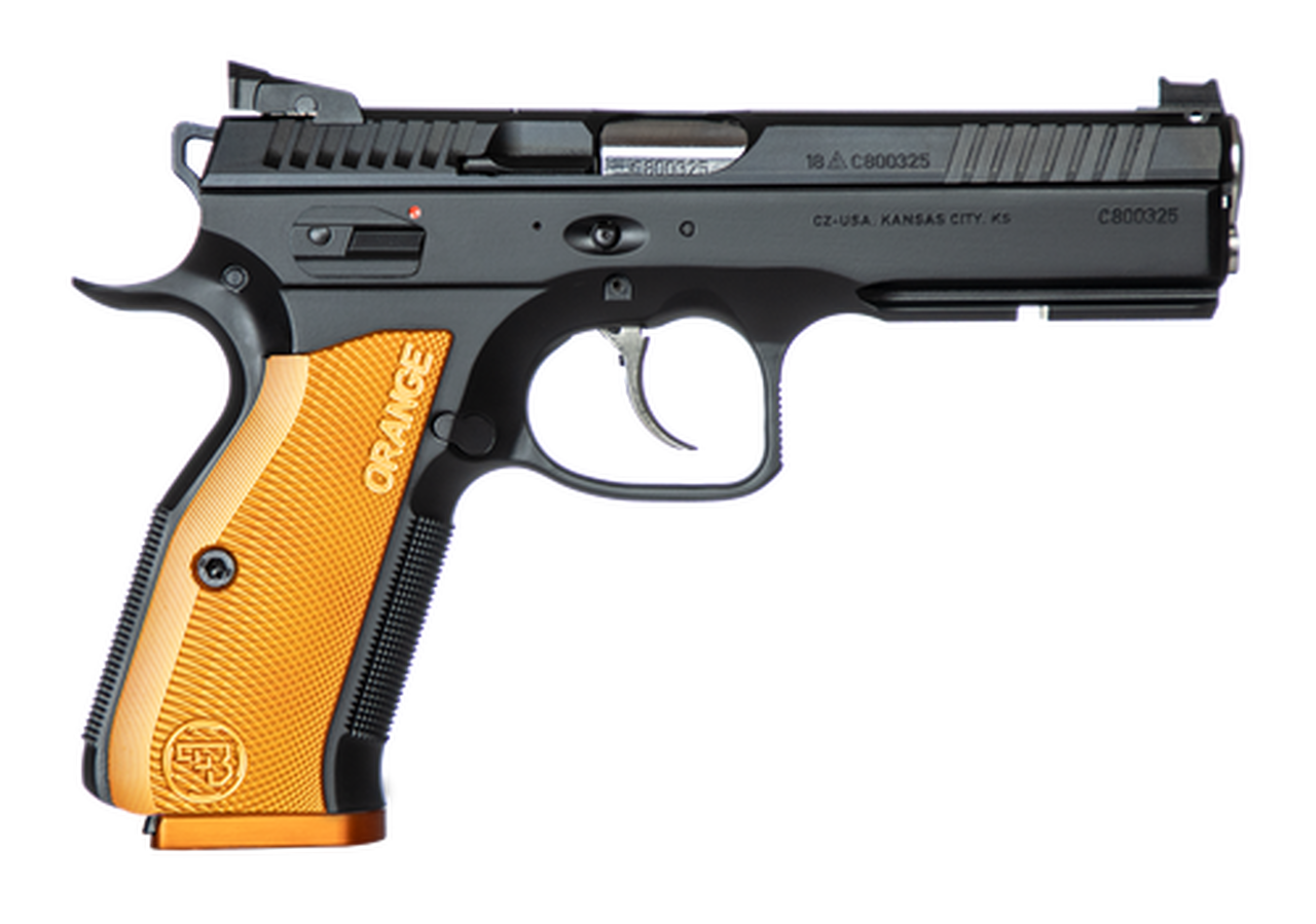CZ SHADOW II ORANGE 9mm 4.9″ Barrel Aluminum Grips 17RD Mag