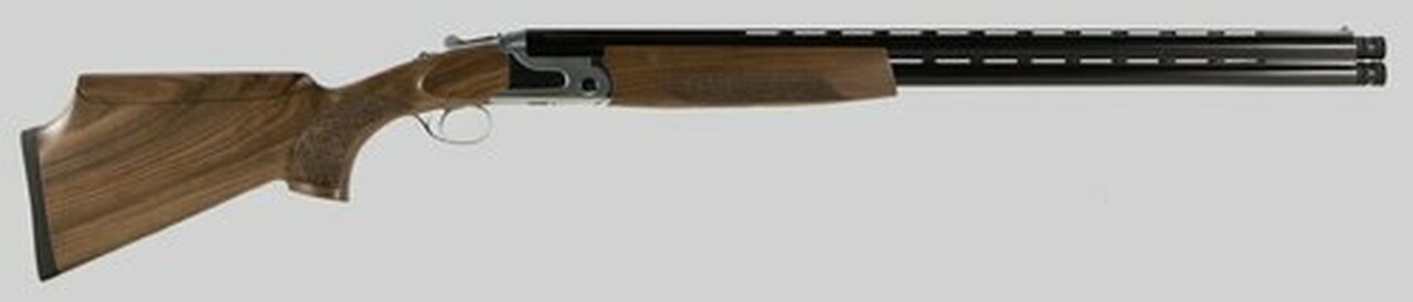CZ Southpaw Sterling Over/Under 12 Ga 30″ 3″ Turkish Walnut Stock Silver