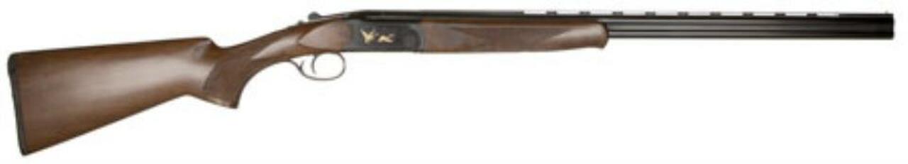 CZCanvasback Gold O/U 410 Ga, 26″, 3″, Fixed IC/M, Turkish Walnut Stock, Black