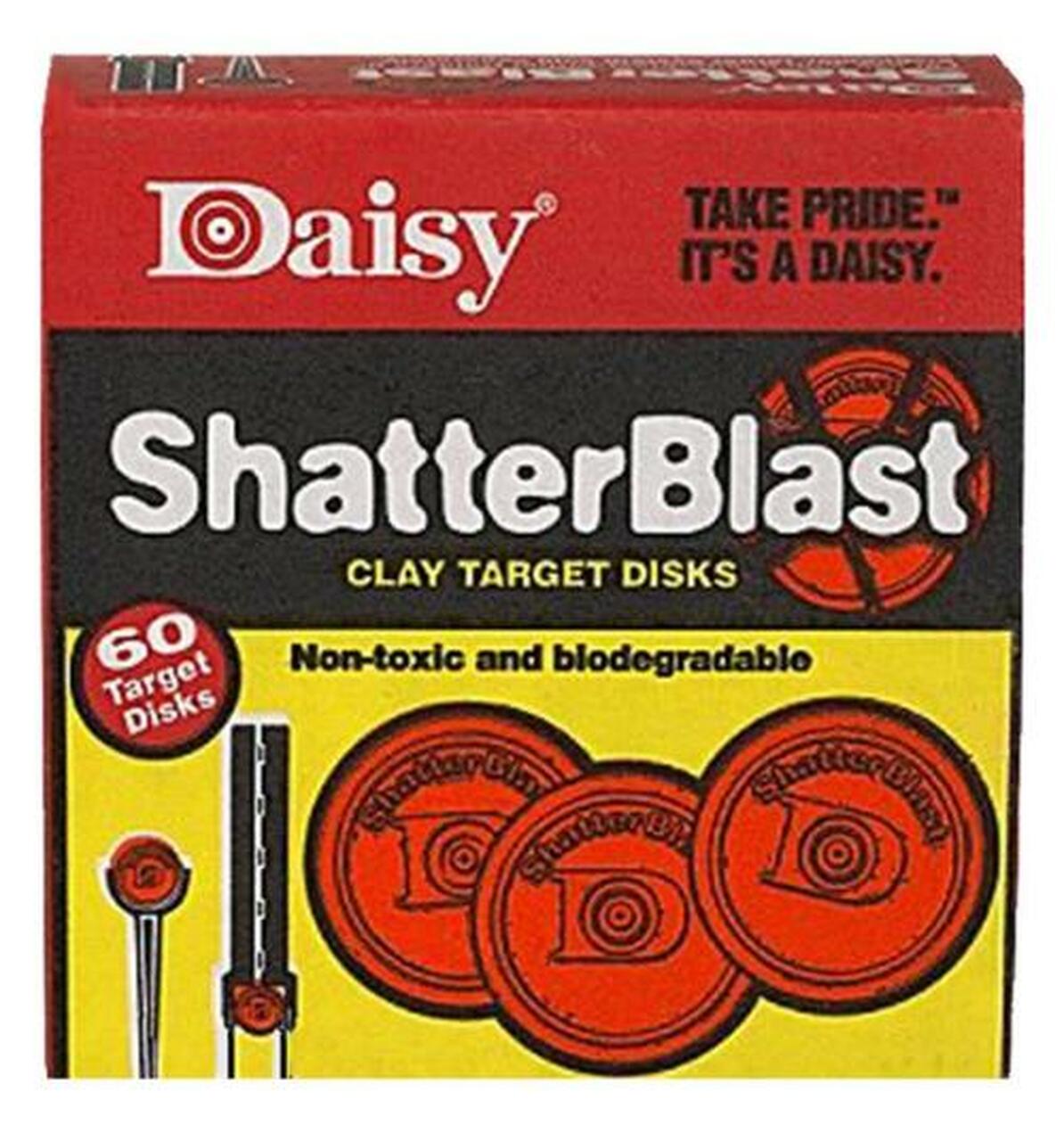 Daisy 60 Count 2″ ShatterBlast Clay Target 60 pack