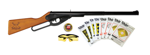 Daisy Buck Shooting Kit 177 BB, Includes Glasses/Premium Ammo/Targets, 400rd