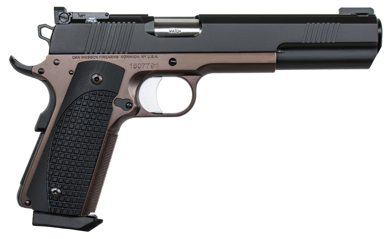 Dan Wesson Bruin 10mm Auto 6.03″ Barrel Bronze Duty Finish Stainless Steel Brown G10 Grip 8rd