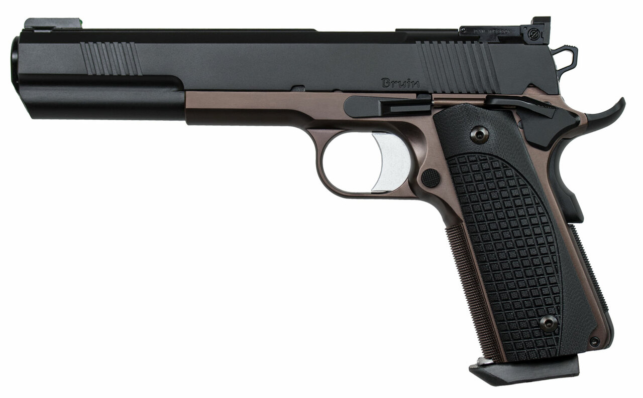 Dan Wesson Bruin 10mm Auto 6.03″ Barrel Bronze Duty Finish Stainless Steel Brown G10 Grip 8rd