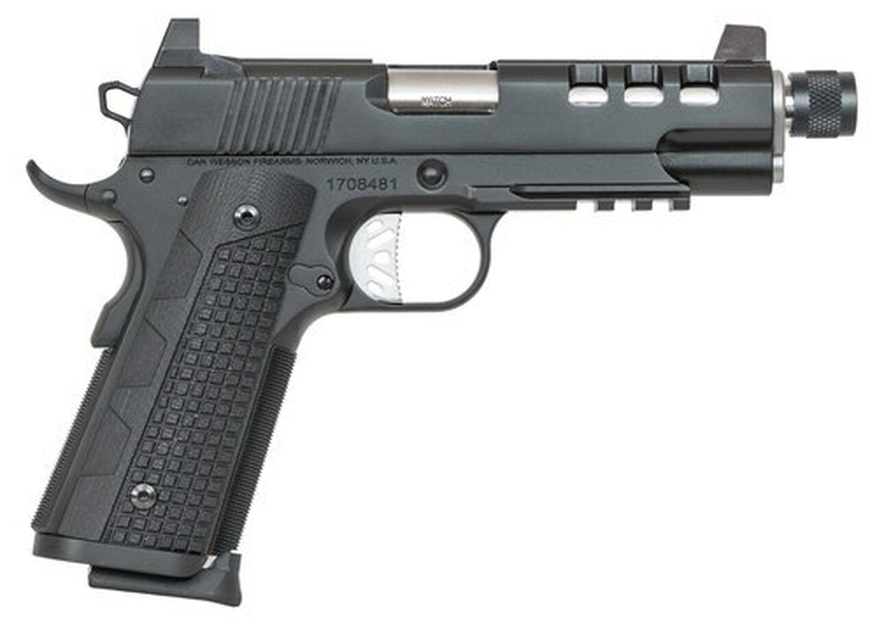 Dan Wesson Discretion Commander 9mm, 5″, 10rd, G10 Grips, Black SS