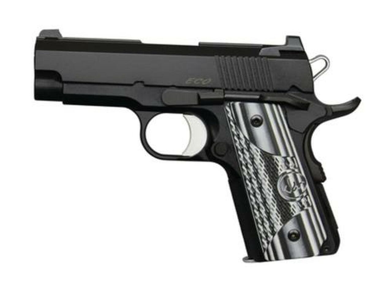Dan Wesson ECO 1911 Compact 9mm, 3.5″ Barrel, Night Sights, G10 Grips, 7rd Mag