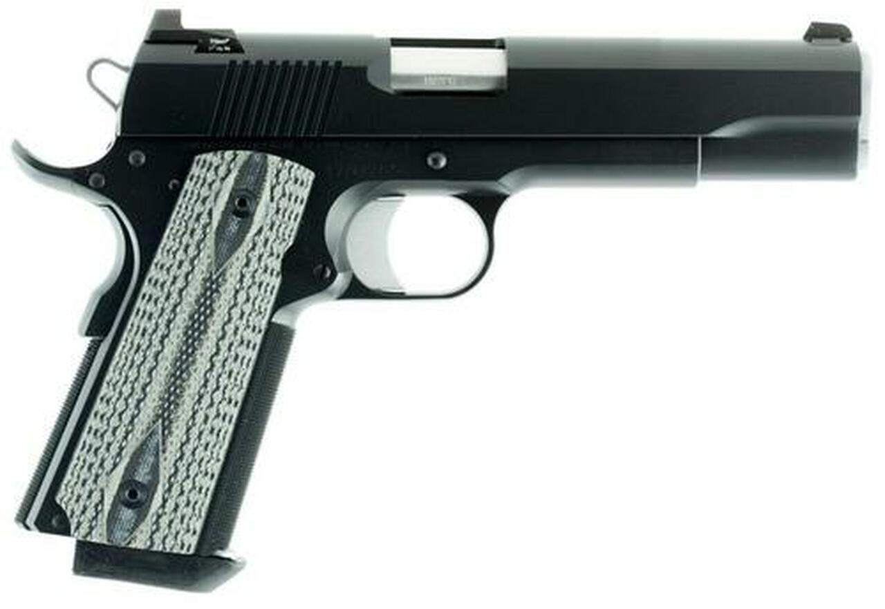 Dan Wesson Valor 10mm, 5″ Barrel, Black G10 Grips, 8rd, Stainless Steel