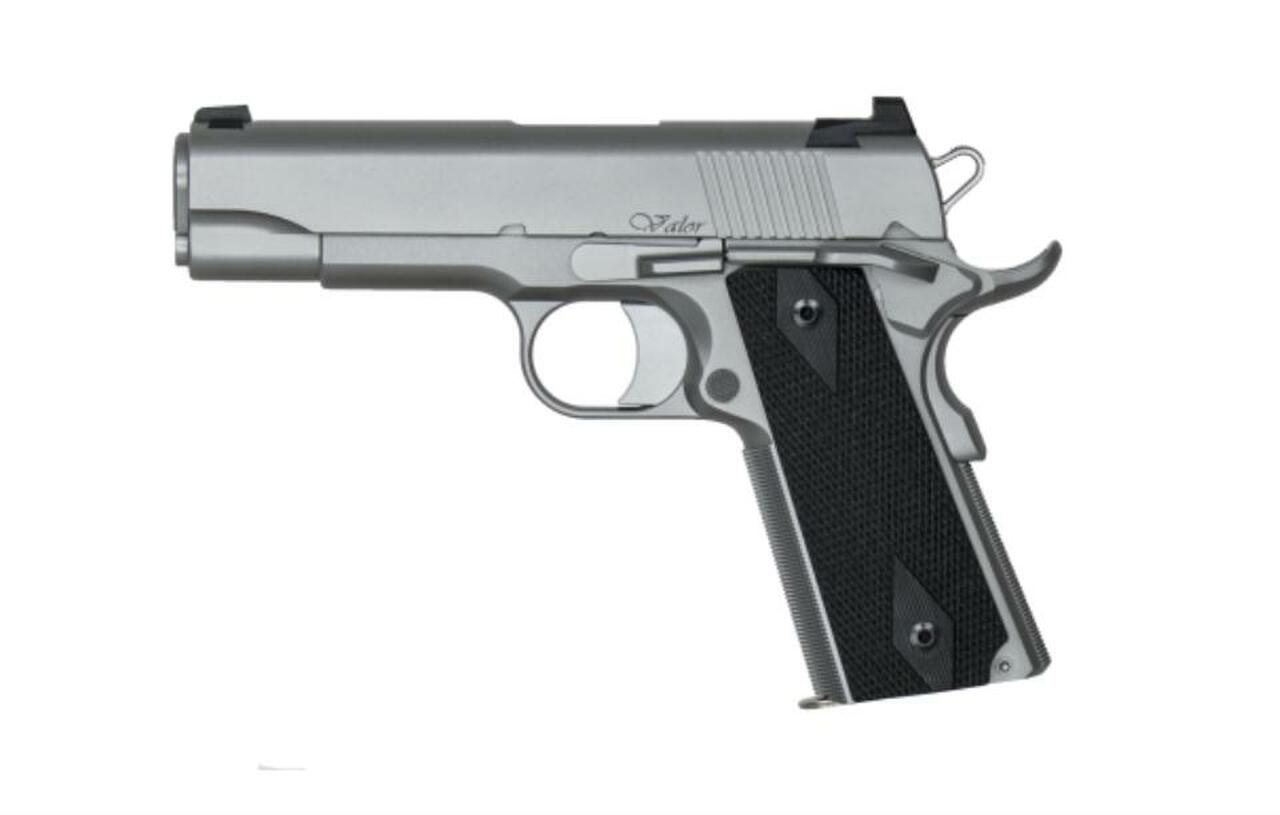 Dan Wesson Valor Commander 45 ACP, 4.25″ Barrel, Black/SS, 8rd Mag