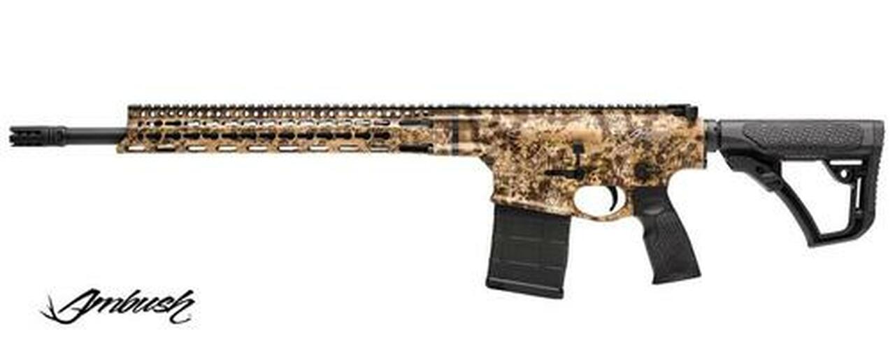 Daniel Defense DD5 Ambush 308/7.62 18″ Barrel Kryptek Highlander Camo 20 Rd Mag