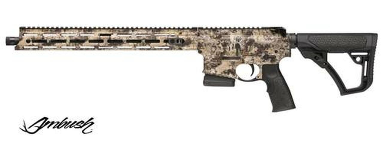 Daniel Defense DDM4 Ambush .300 Blackout, 16″ Barrel, 6-Position Black Stock, Kryptec Highl55ander,, rd, 5 rd