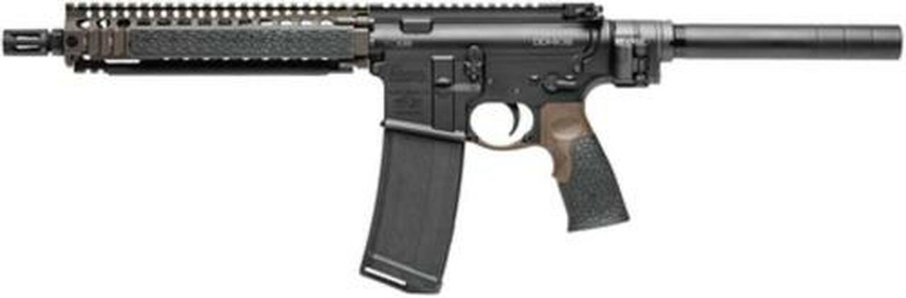 Daniel Defense DDM4 MK18 Pistol, .223/5.56, 10.3″, MK18 Rail System, Law Tactical Gen3 Adaptor, 30rd