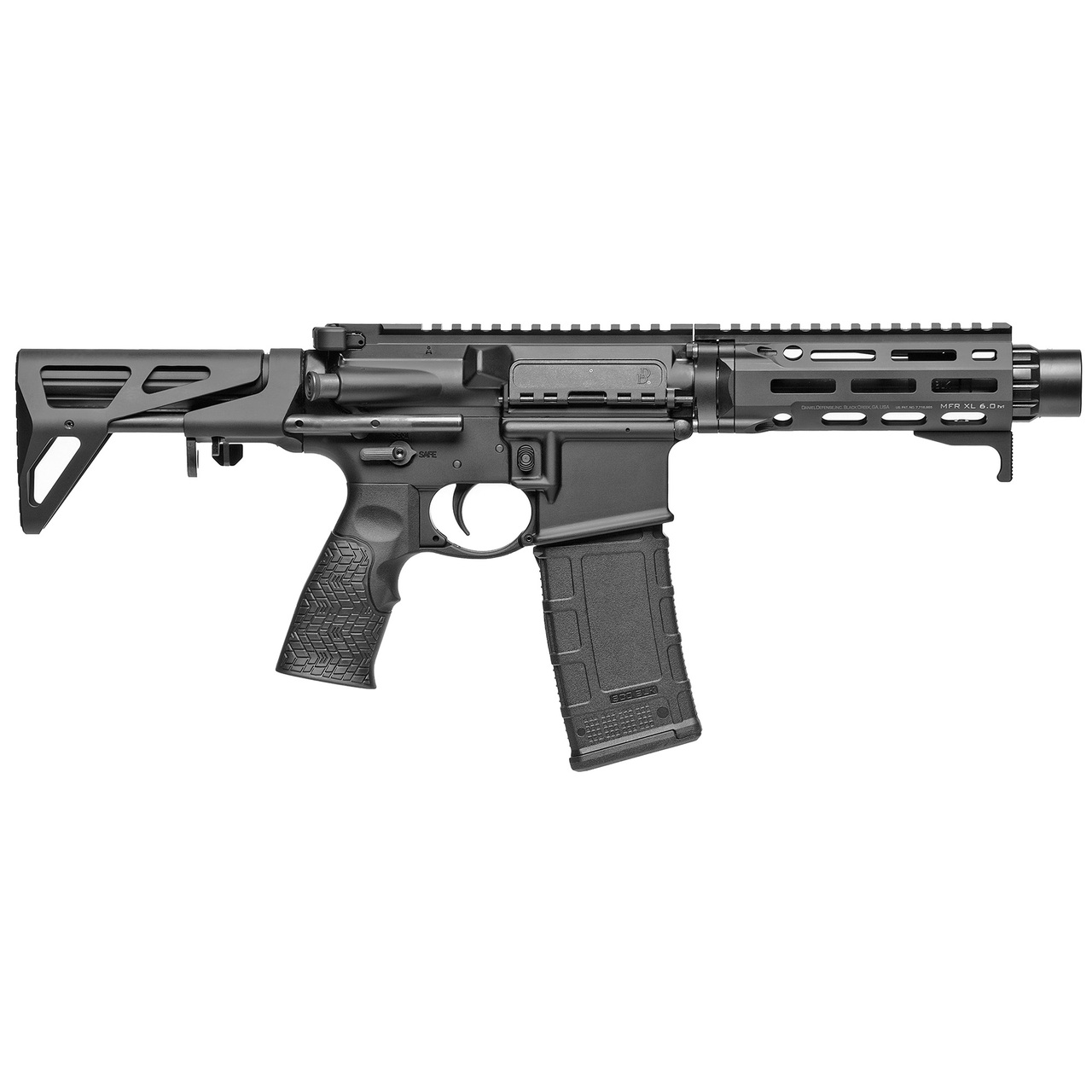 Daniel Defense DDM4 PDW AR-15 SBR, 300 Blackout, 7″ Barrel, Maxim CQB Gen 7 Stock, Linear Compensator, 30Rd Mag