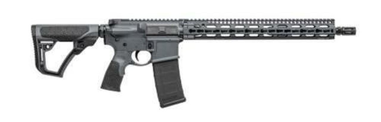 Daniel Defense DDM4 v11 Carbine 5.56 16″ Barrel KeyMod System SLiM Rail Tornado Gray Cerakote 30rd Mag